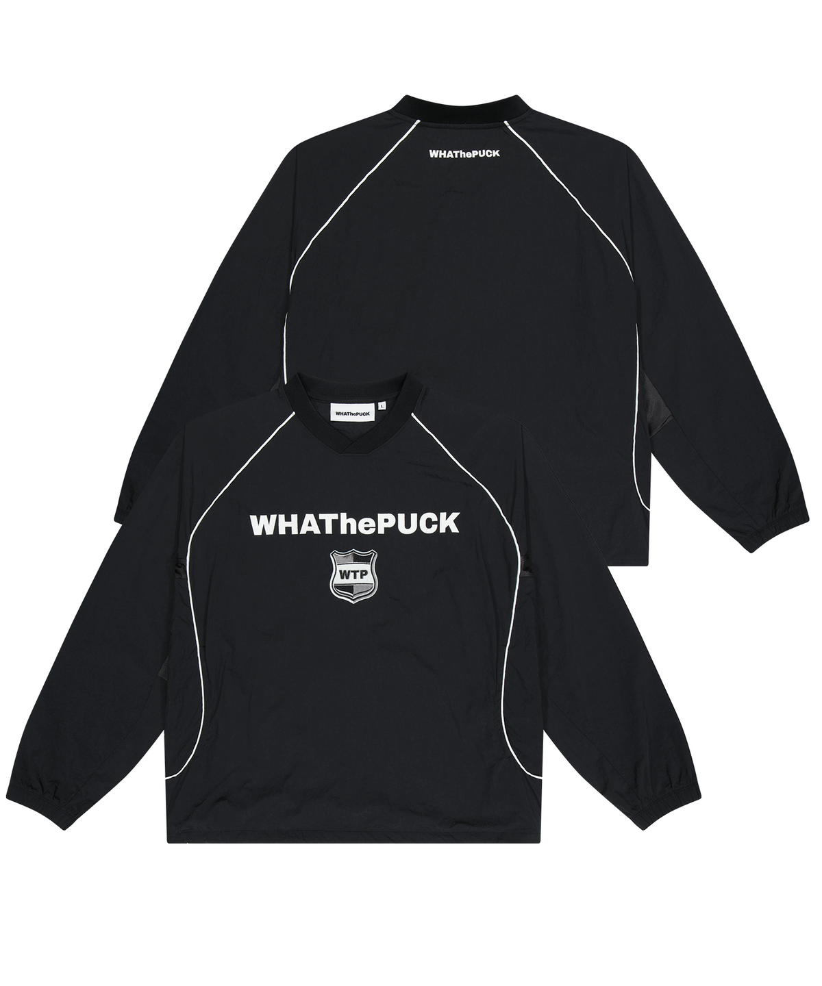 왓더퍽(WHATHEPUCK) WTP 싸커 져지 블랙