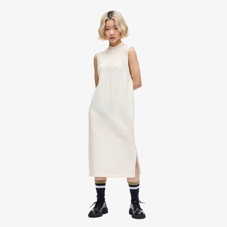[Womens] 포인텔 디테일 울 니트 드레스(560) AFPF2417166-560