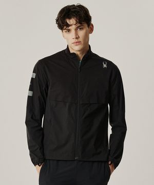 남성 유로스포츠 하이브리드 러닝 자켓 SPJPCNJK233MBLK