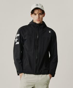 남성 유로스포츠 방수 2LAYER 바람막이 자켓 SPJPCNJK232MBLK