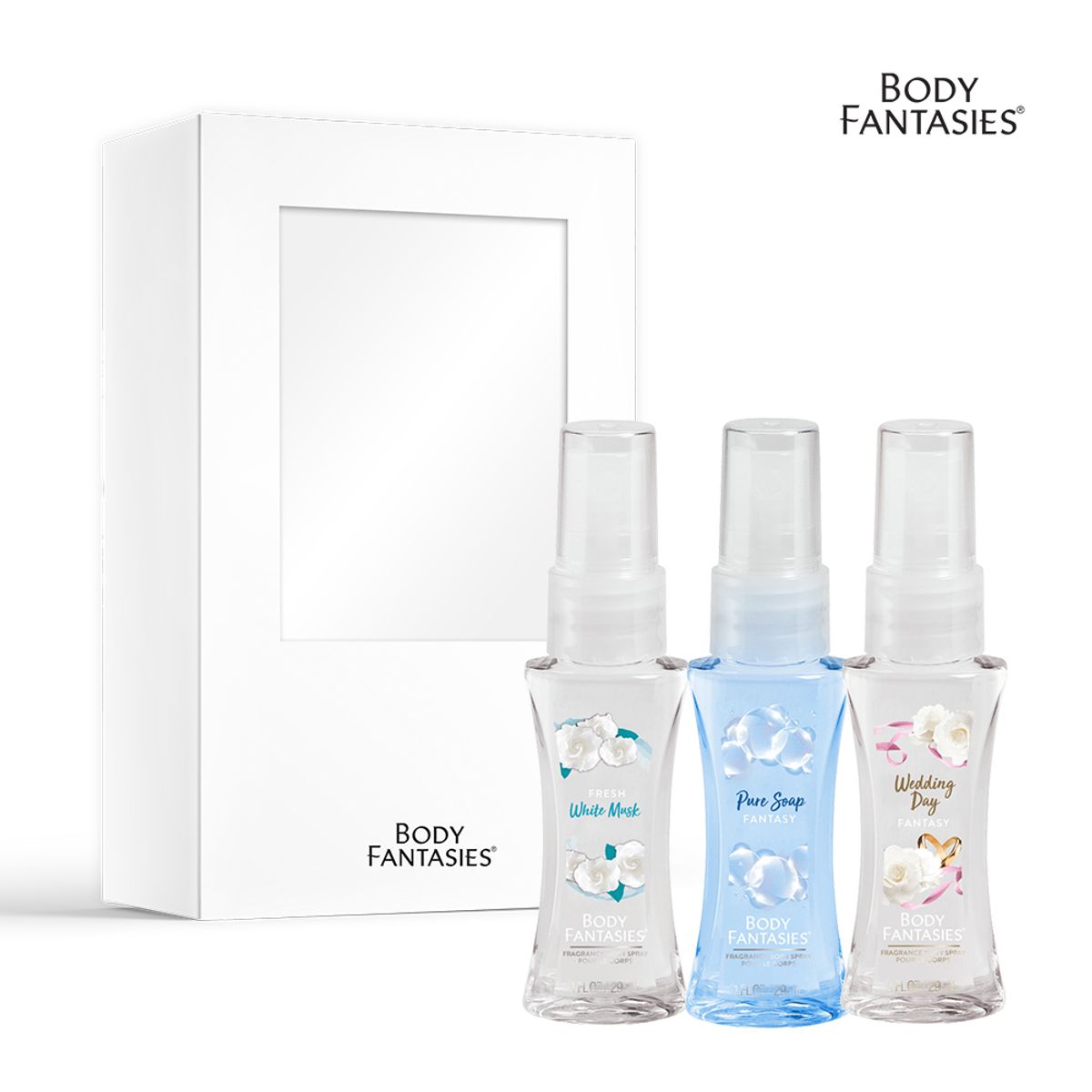 바디판타지(BODY FANTASIES) [선물박스증정] 바디판타지 바디미스트 29ml 3PACK