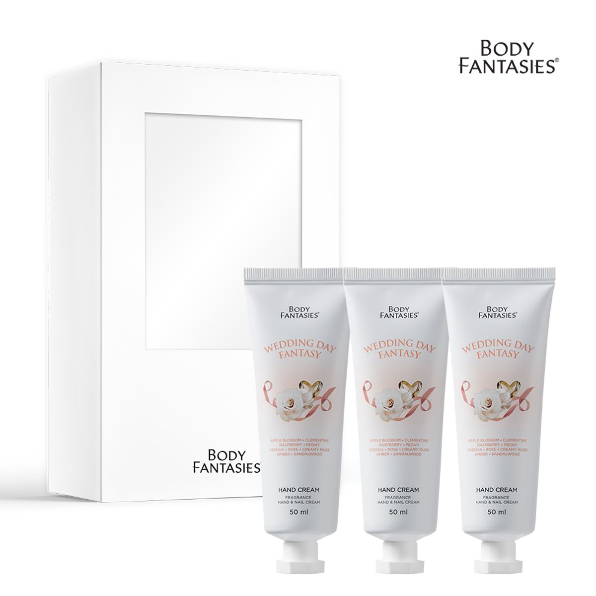 바디판타지(BODY FANTASIES) [선물박스증정] 바디판타지 핸드크림 50ml 3PACK