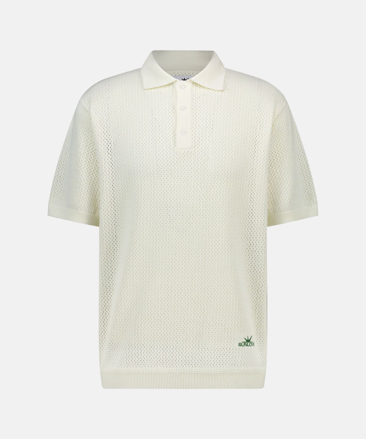 썬러브투어(SUNLOVETOUR) Crochet Knit Polo Ivory
