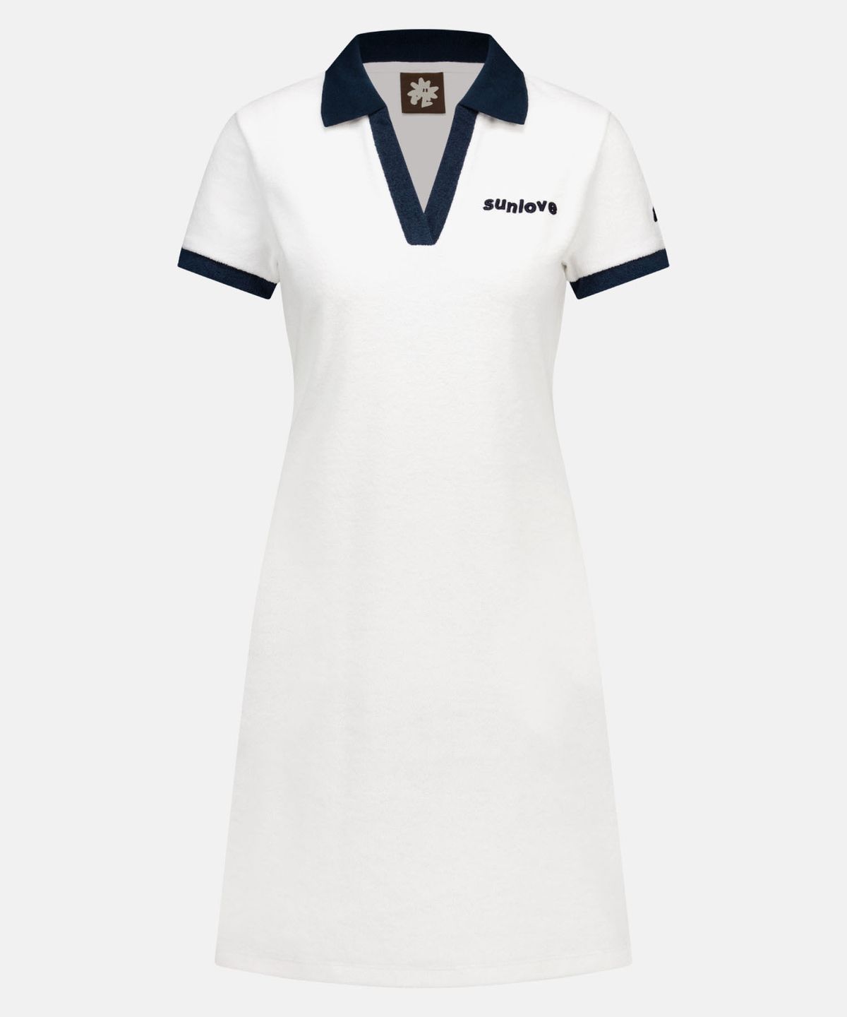 썬러브투어(SUNLOVETOUR) Terry Cloth Polo Dress White