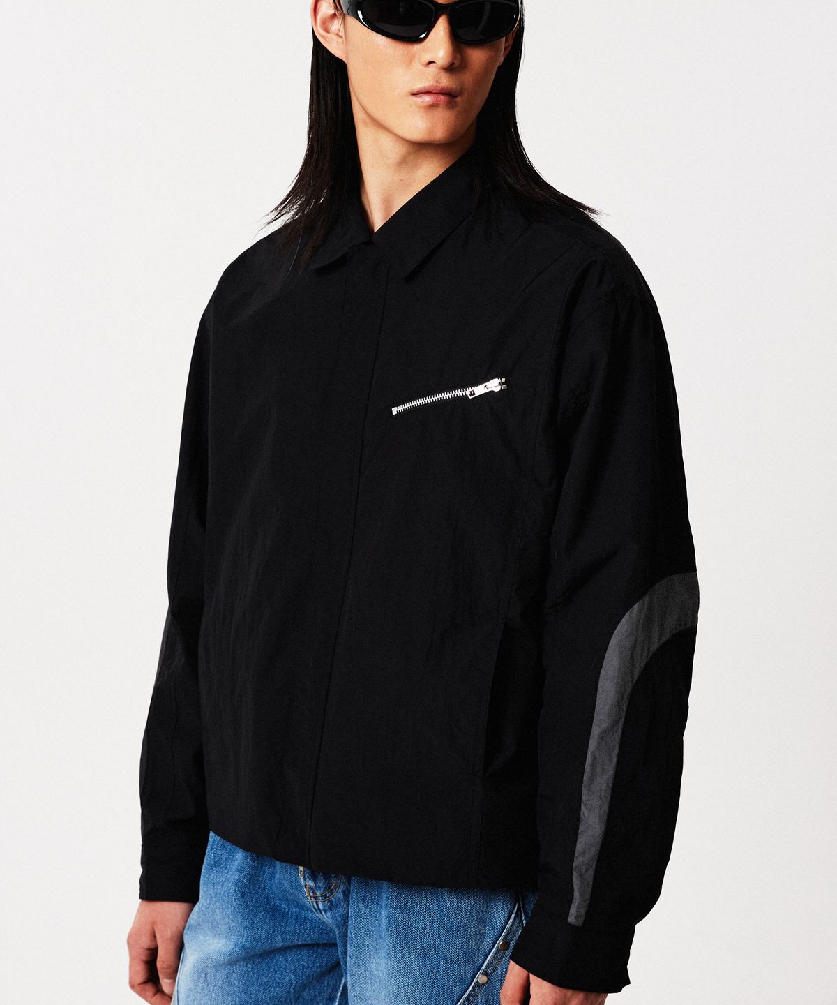 아이언더스탠드(EYEUNDERSTAND) Vision Nylon Jacket (Black)