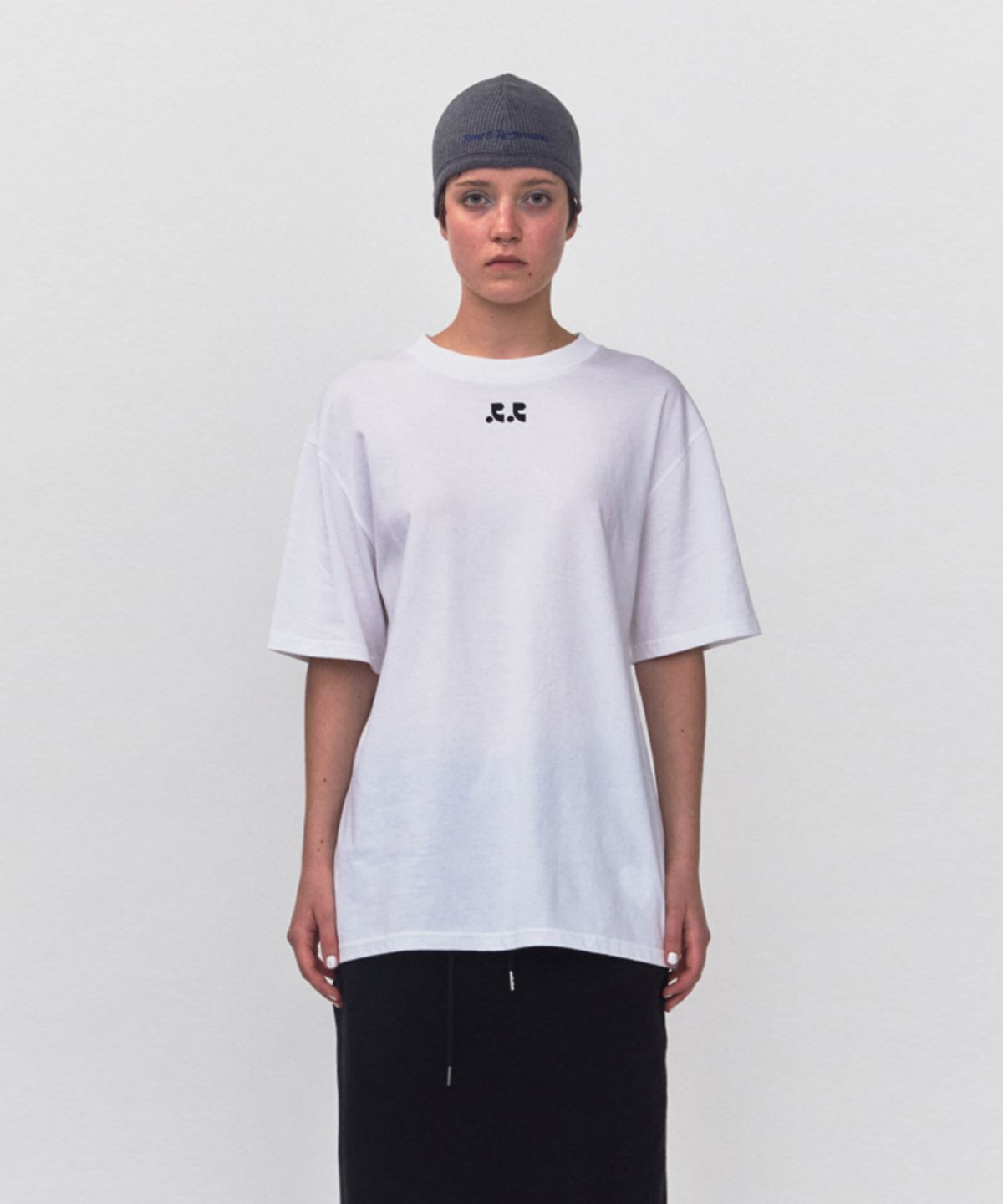 레스트앤레크레이션(REST&RECREATION) RR LOGO OVERSIZE T-SHIRT_WHITE
