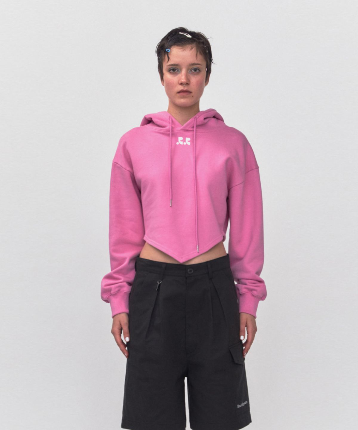 레스트앤레크레이션(REST&RECREATION) RR ARROW POINT HOODIE_PINK