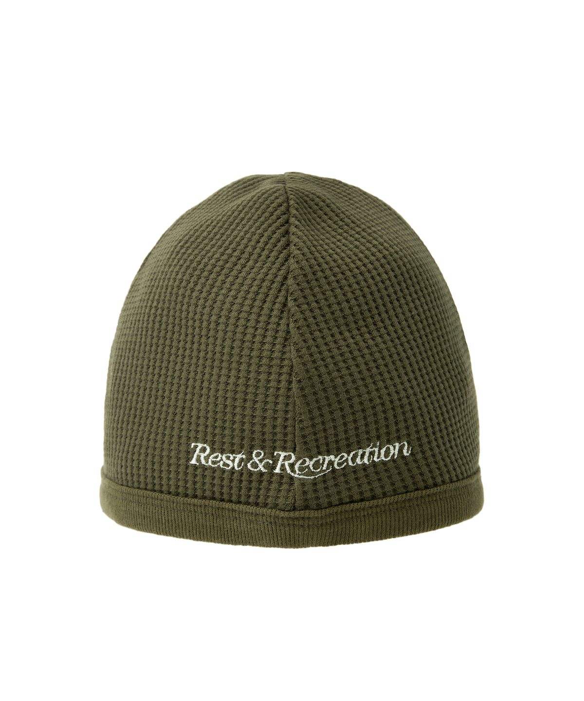 레스트앤레크레이션(REST&RECREATION) RR RIB JERSEY BEANIE_OLIVE
