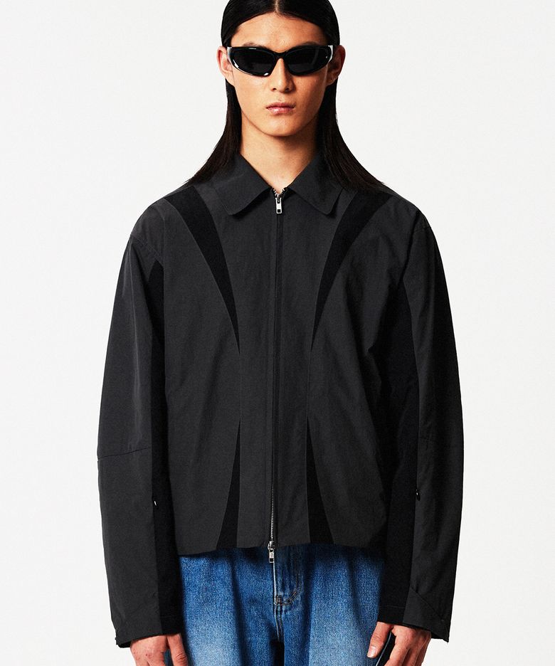 Wedge Line Jacket (Charcoal)