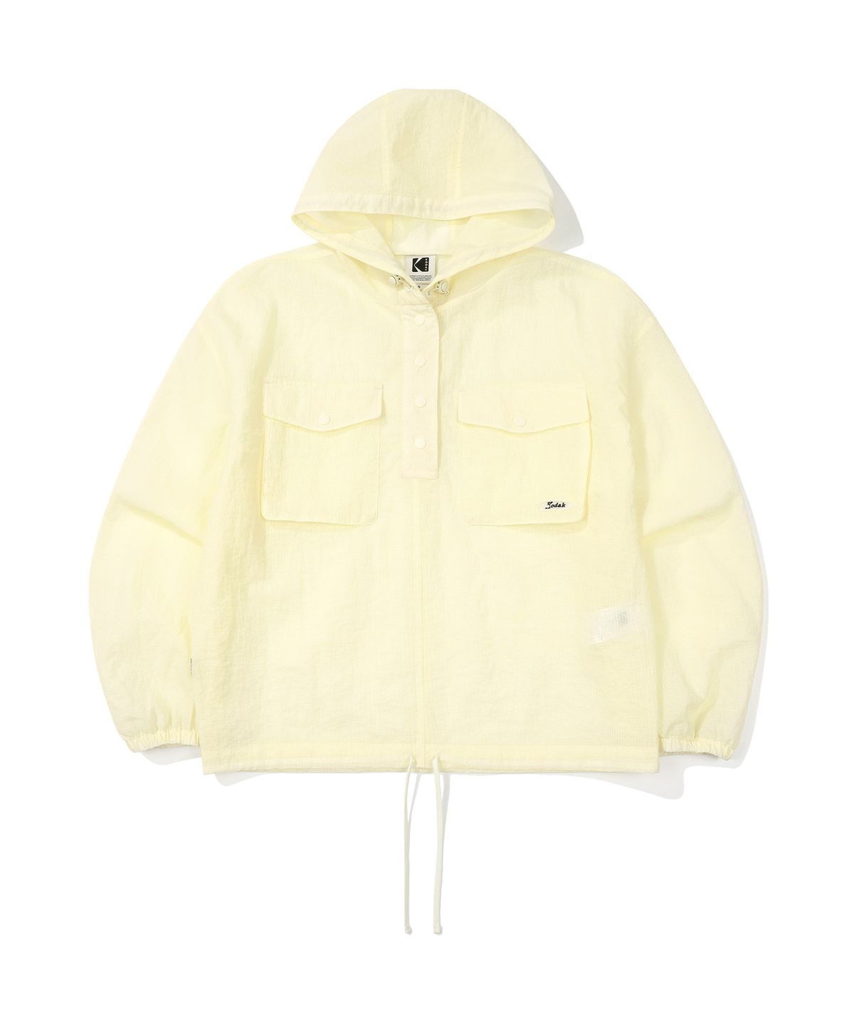 코닥(KODAK) 후드 메쉬 아노락 우먼 IVORY