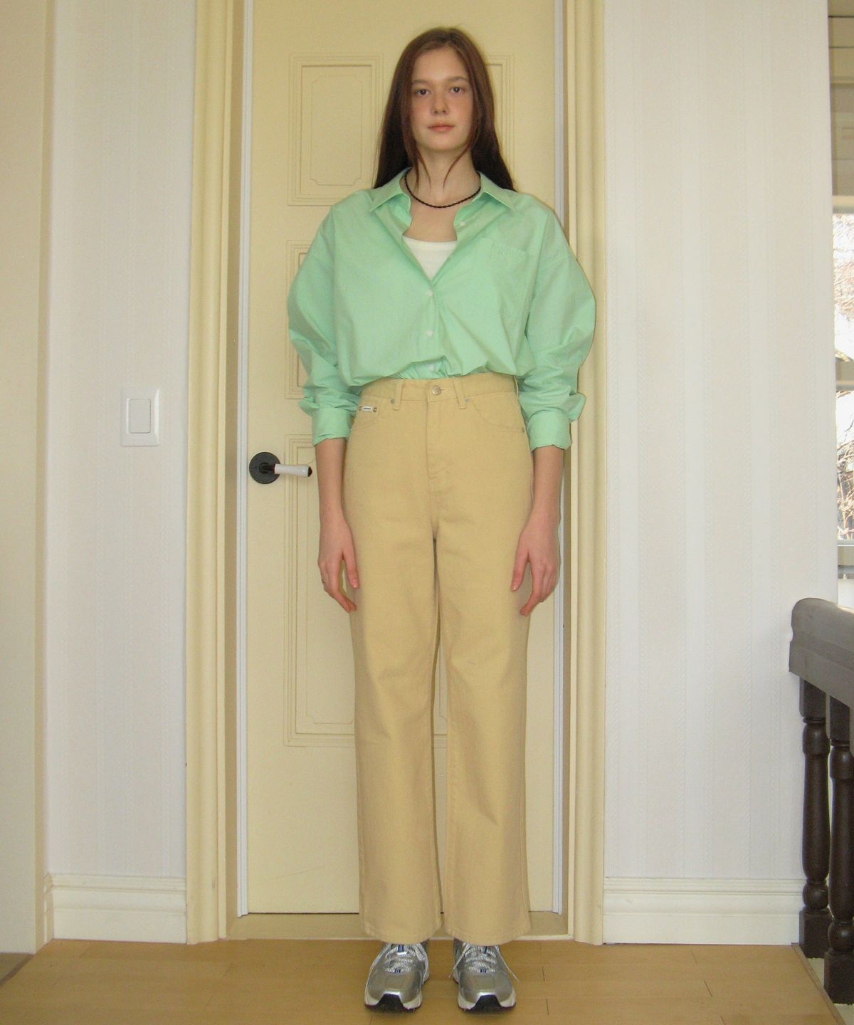 썸웨어버터(SOMEWHEREBUTTER) Heart b logo color pants - butter