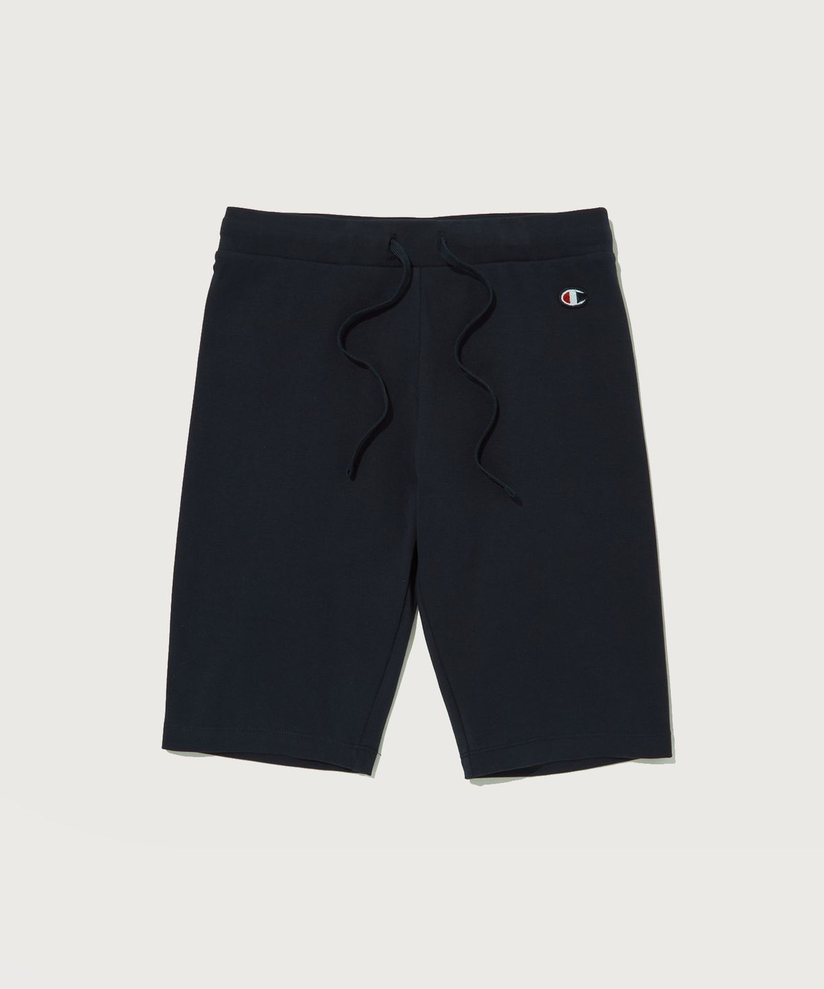 챔피온(CHAMPION) 여성 C로고 패치 코튼 바이크 팬츠 Normal Navy