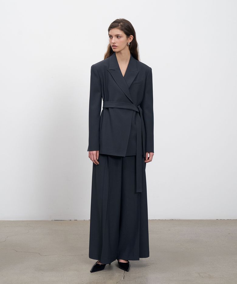 Mac Pleated Wide Trousers