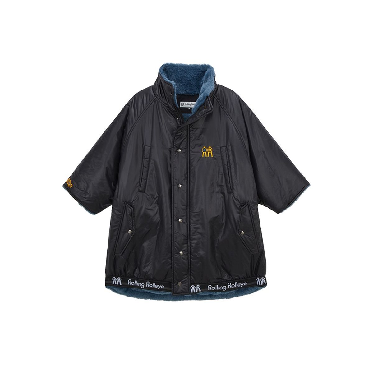 롤링롤라이(ROLLINGROLLEYE) 롤롤 프리미엄 반팔패딩 블랙 Roll Roll Premium Short Sleeve Padding Black