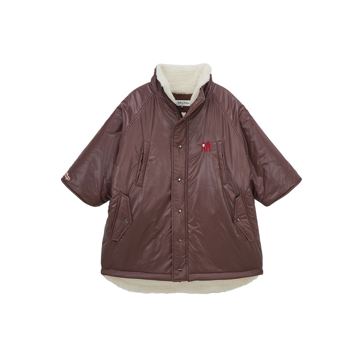 롤링롤라이(ROLLINGROLLEYE) 롤롤 프리미엄 반팔패딩 브라운 Roll Roll Premium Short Sleeve Padding Brown