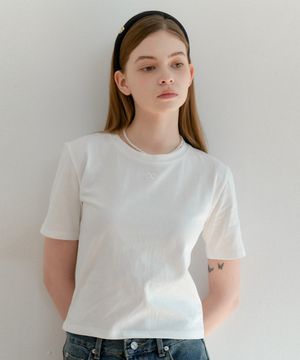 POST LOGO CROP TEE_2COLOR