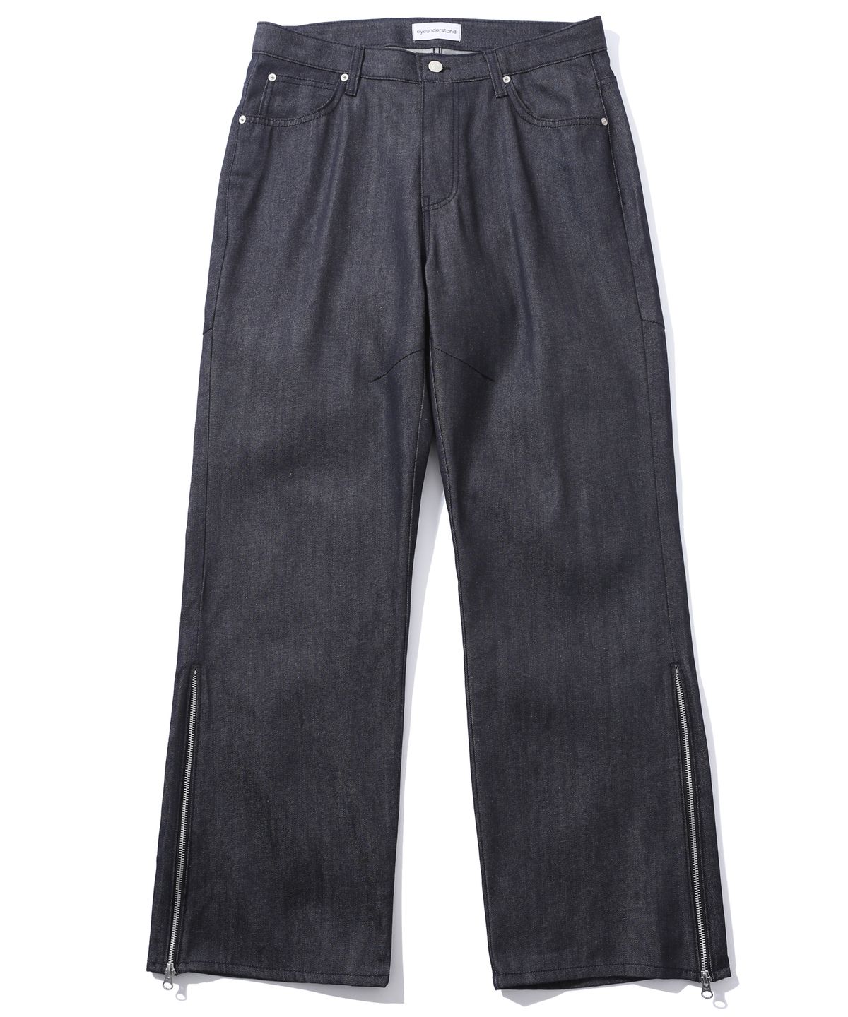 아이언더스탠드(EYEUNDERSTAND) Zipper Denim Pants (Deep Blue)