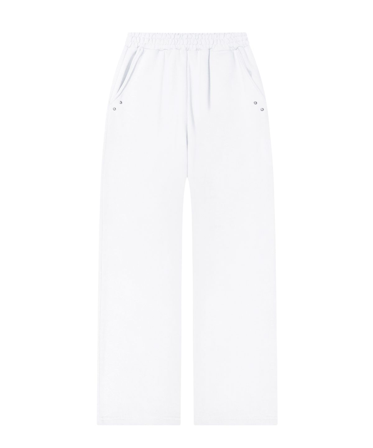 이우가마카라스(IUGAMAKARAS) Studded Sweatpants (White)