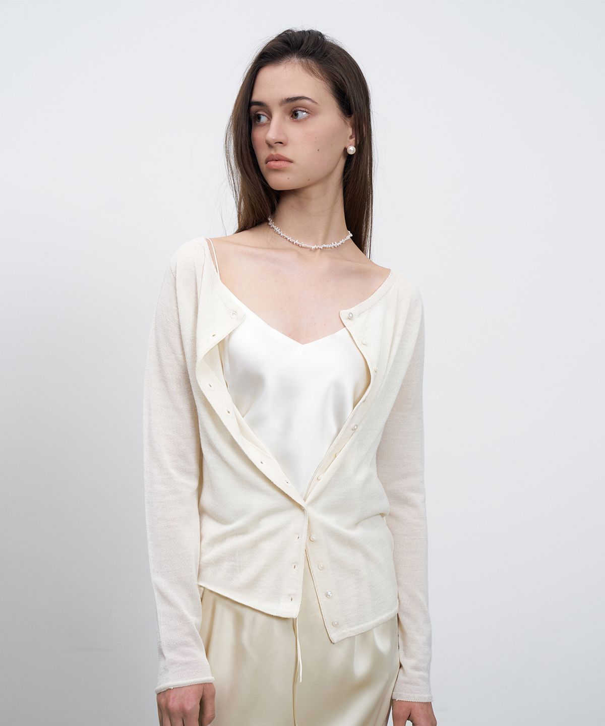 르네제이(RENEJ) Wholegarment Two-way Cardigan