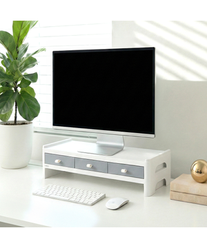 서랍형 2단 모니터 받침대