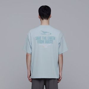 N242UTS870 세미오버핏 그래픽 티셔츠 JADE