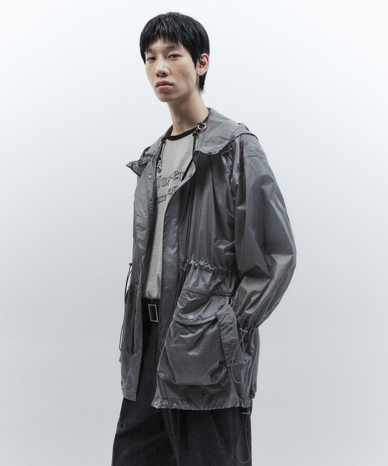 립스탑 트래블 후디드 점퍼 GREY
