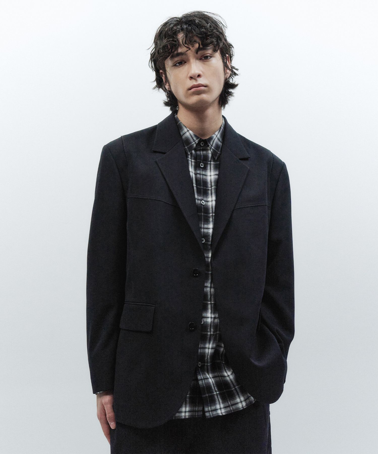 INSILENCE BLAZER BLACK ブレザー INSILENCE BLAZER BLACK ブレザー