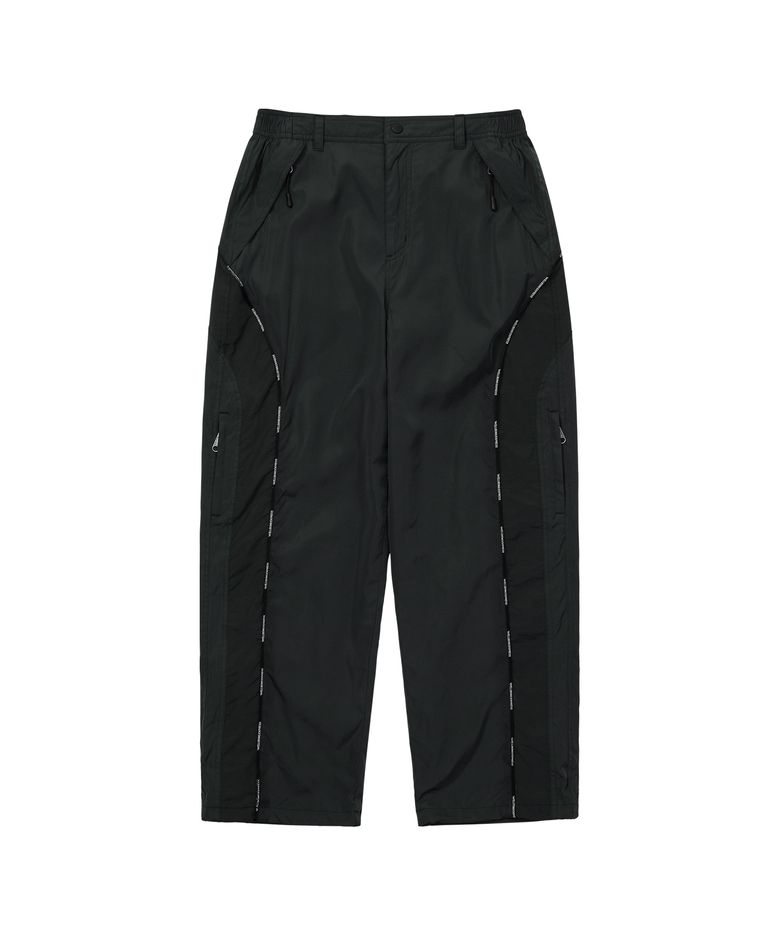 Nylon Track Pants  Dark Green
