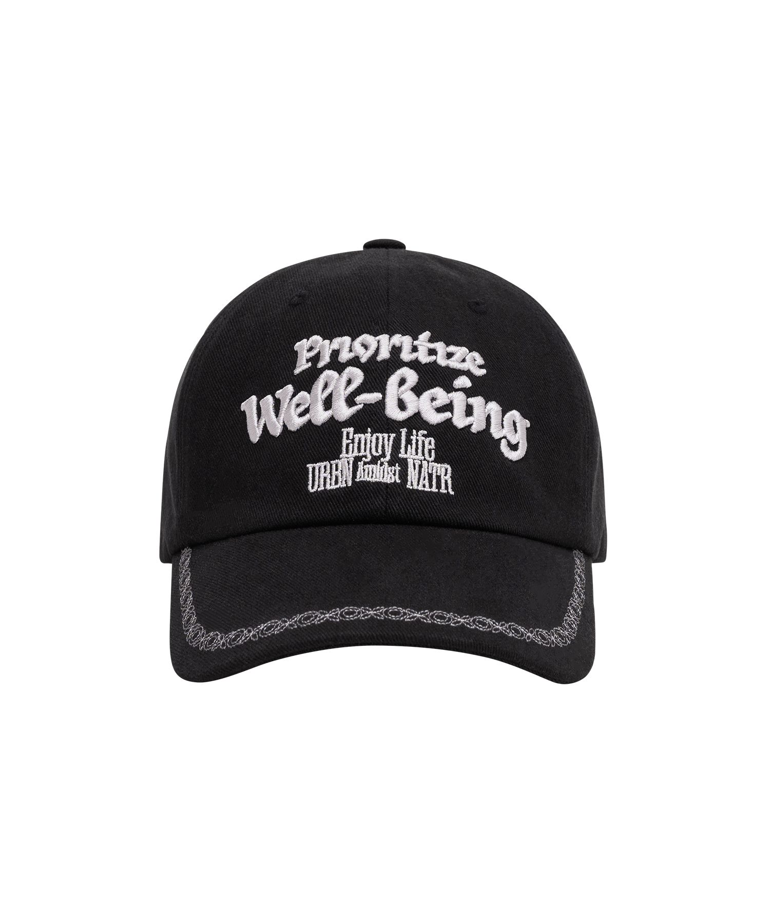 【WELLBEING EXPRESS】 Wellbeing Ball cap / 追跡付 MUSINSA公式 | WELLBEING EXPRESS Wellbeing Ball Cap Black