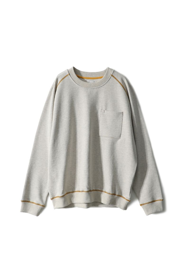 Sugarpine Raglan Sweatshirt Oatmeal Mustard