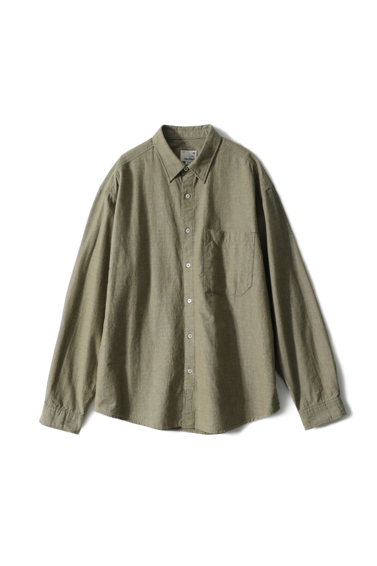 홀리선(HORLISUN) Jane Denim Shirt Olive