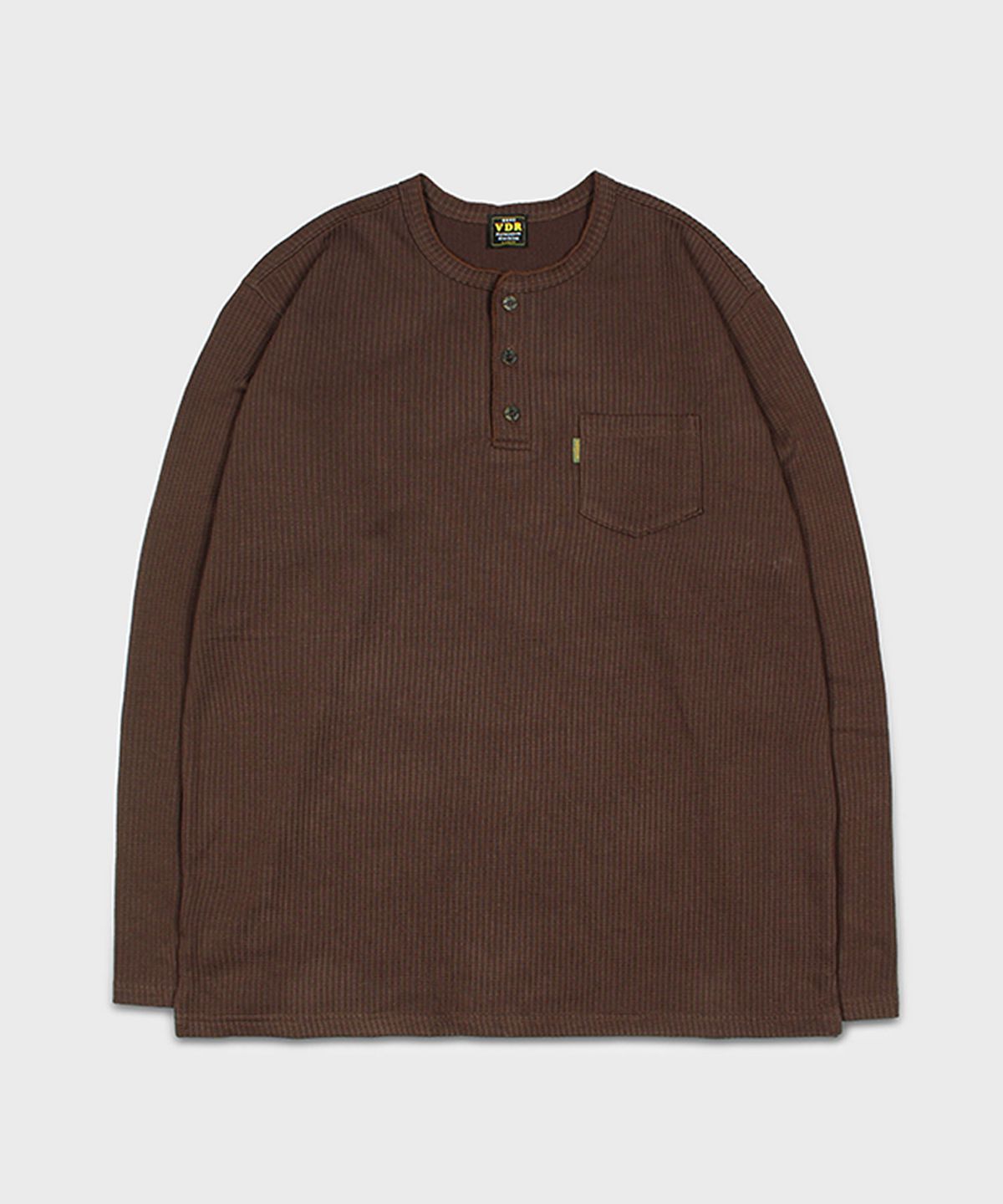 비디알(VDR) CLASSIC HENLYNECK LONG SLEEVE [Coca Mocha]