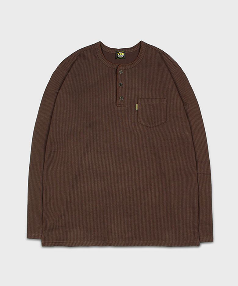 CLASSIC HENLYNECK LONG SLEEVE [Coca Mocha]