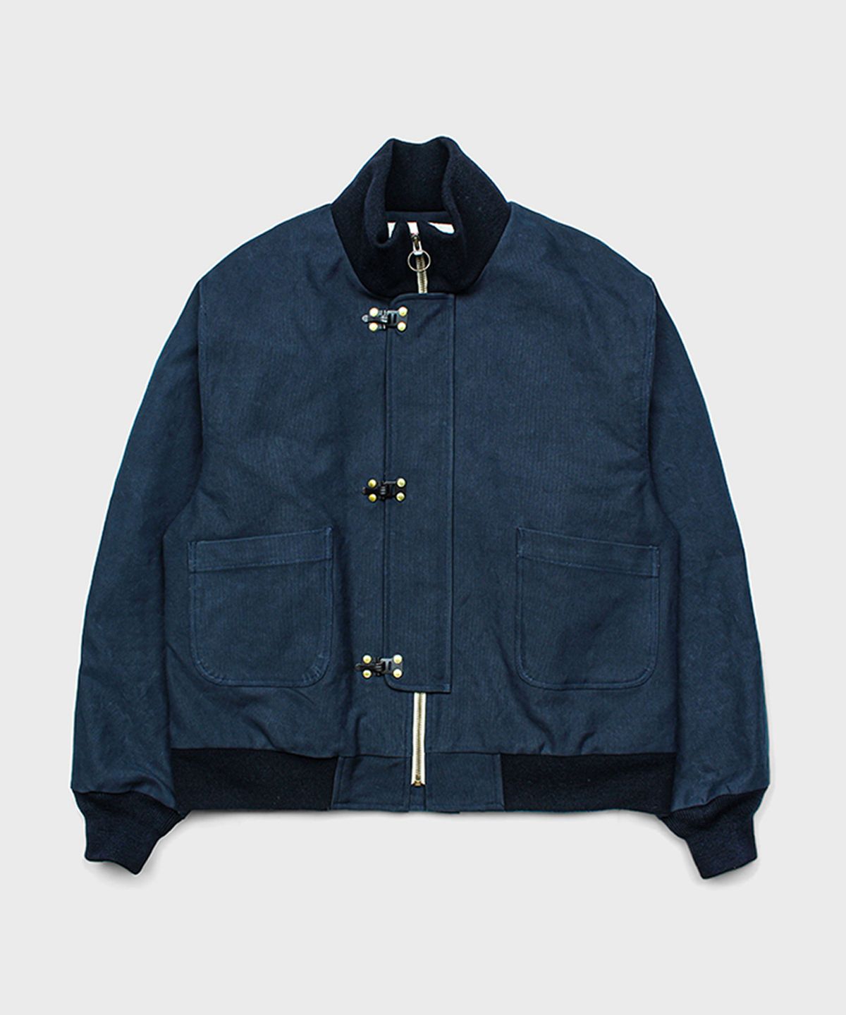 비디알(VDR) NAVY DECK HOOK JACKET [Sailor Blue]