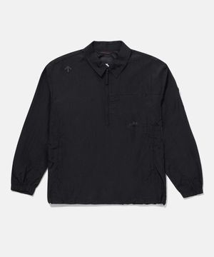 듀얼리스 크링클 우븐 아노락 맨투맨 블랙(SP121DAN24)