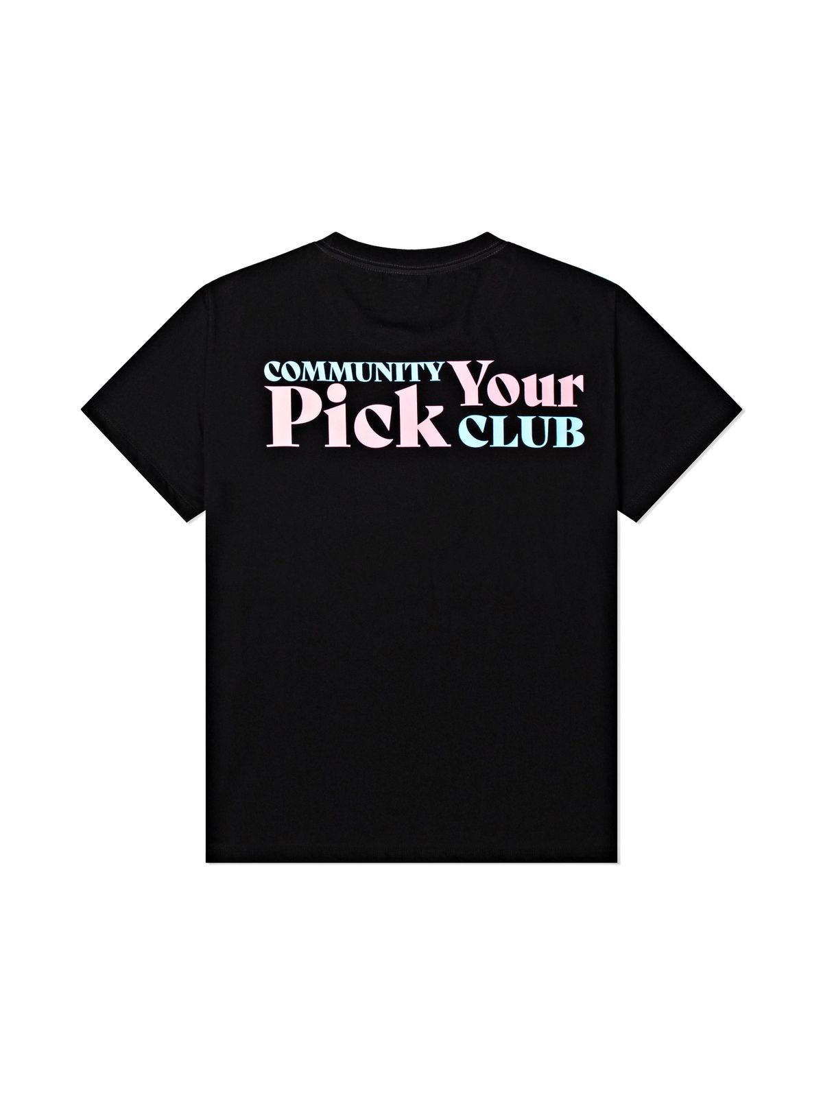커뮤니티클럽(COMMUNITY CLUB) PYCC 티셔츠 PS (블랙)