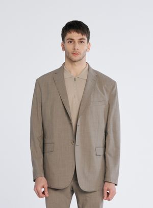 [M~5XL]루즈핏 셋업 블레이저[베이지]