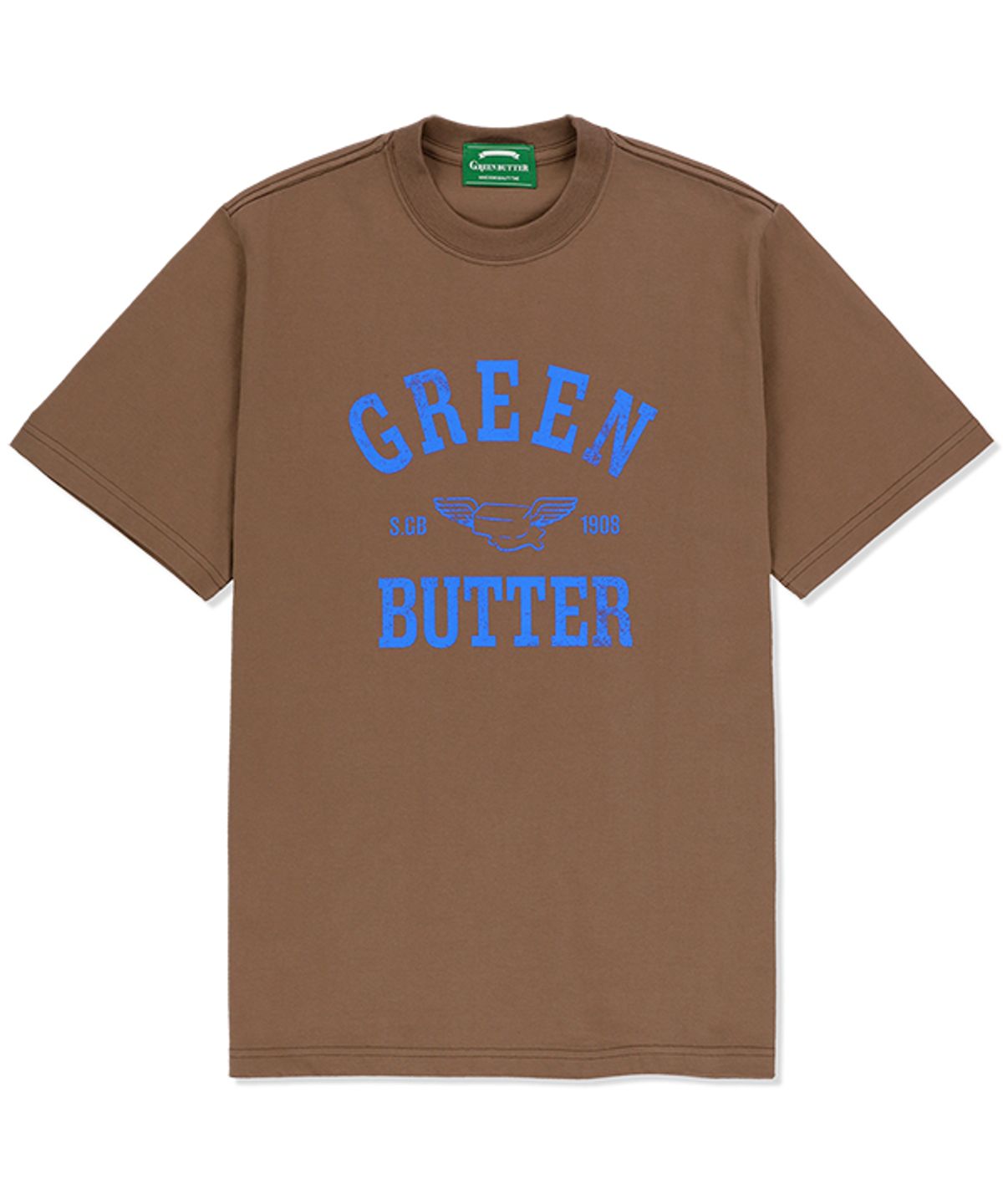 그린버터(GREENBUTTER) Butter Wing Tee (Brown)
