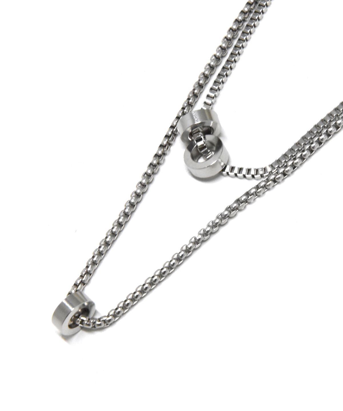 스칼렛또블랙(SCALETTOBLACK) BEY201 Zero One Layered Necklace