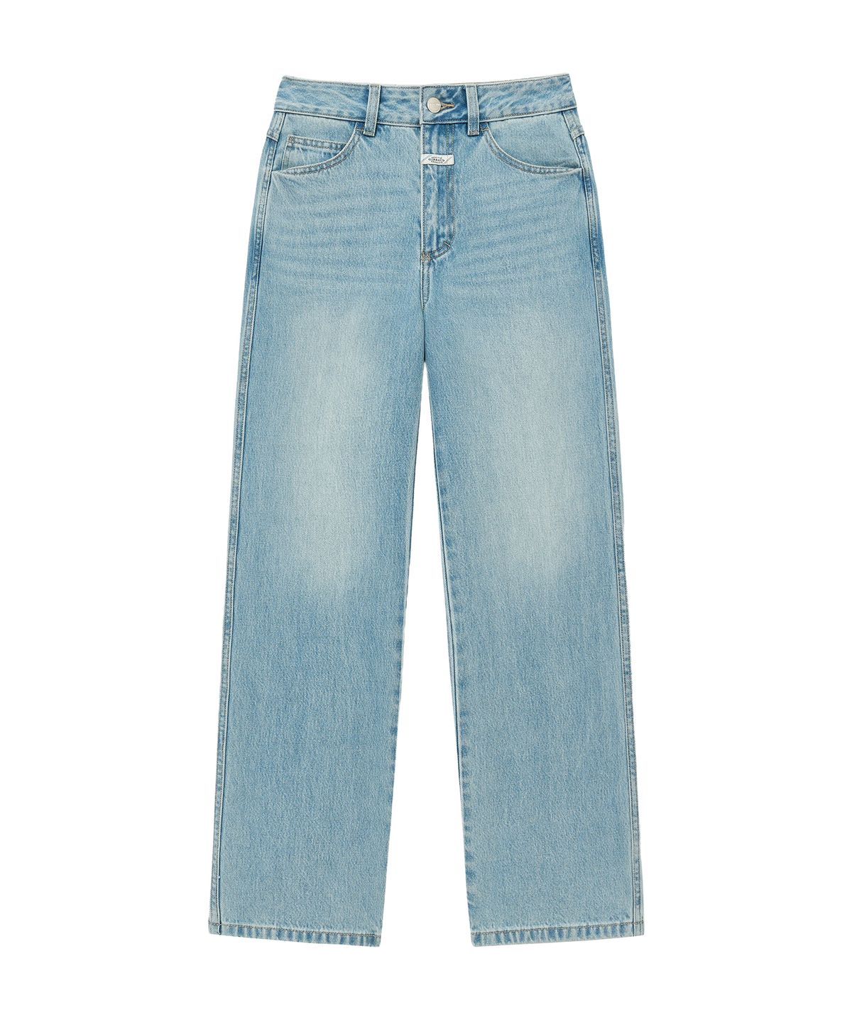 마리떼 프랑소와 저버(MARITHÉ + FRANҪOIS GIRBAUD) W STRAIGHT CROP DENIM PANTS blue