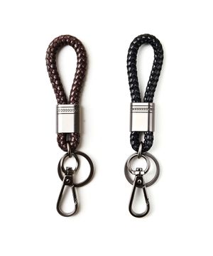 BEY601 Espresso Leather Keyring