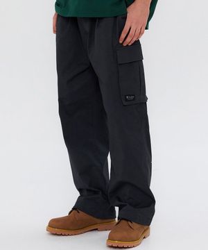 WIDE CARGO PANTS GREY