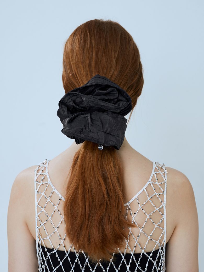 클라우드 셔링 스크런치 (블랙)