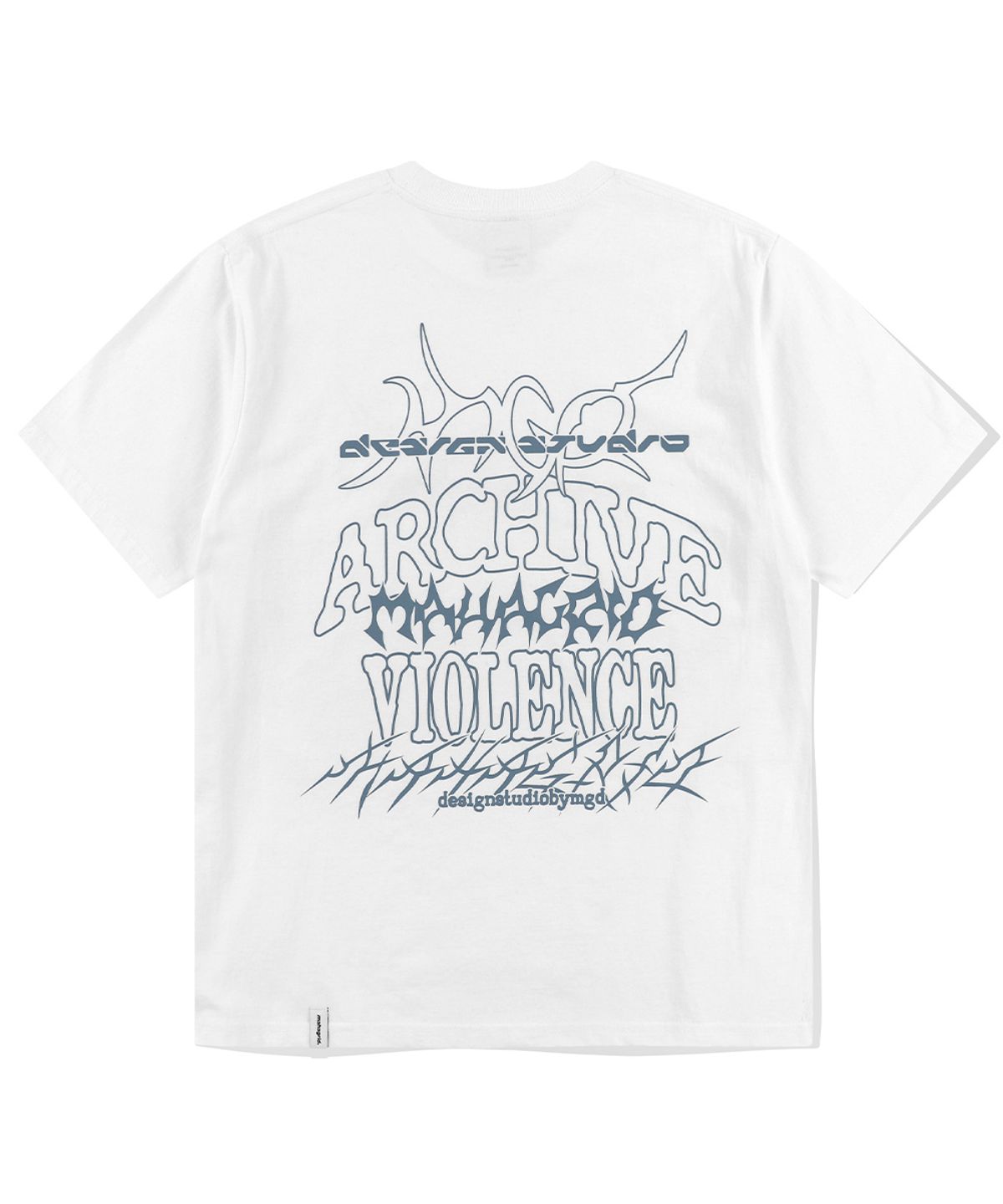 마하그리드(MAHAGRID) MULTI-LOGO TEE WHITE(MG2EMMT516A)