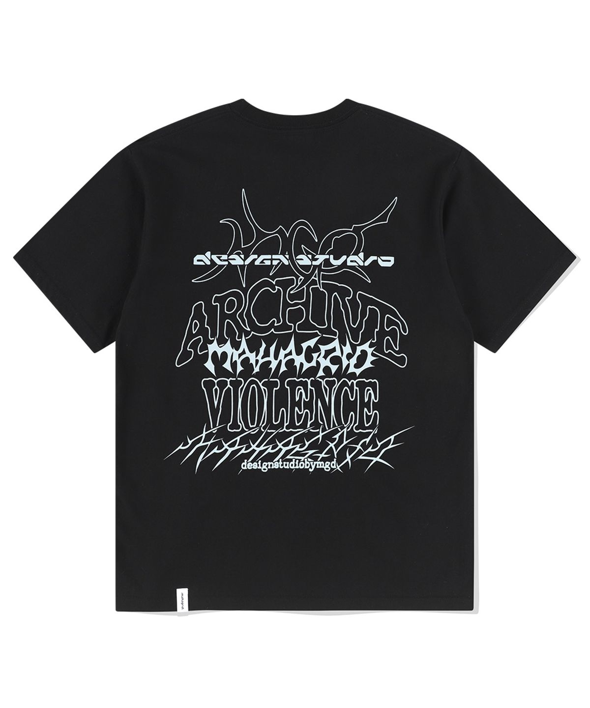 마하그리드(MAHAGRID) MULTI-LOGO TEE BLACK(MG2EMMT516A)
