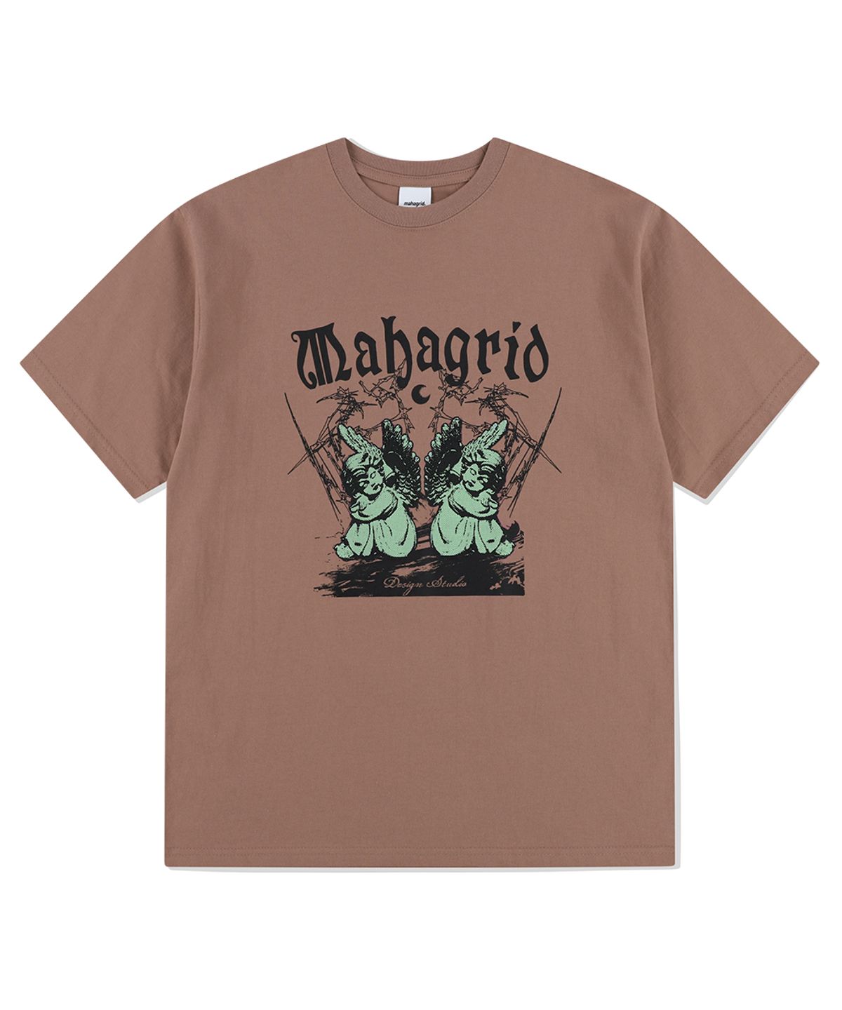 마하그리드(MAHAGRID) SLEEPING ANGELS TEE RED BEIGE(MG2EMMT537A)