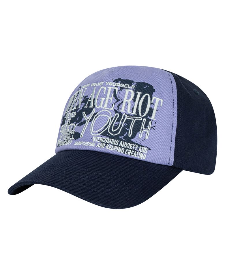 YOUTH TWO TONE BALL CAP NAVY(MG2ESMAB41A)