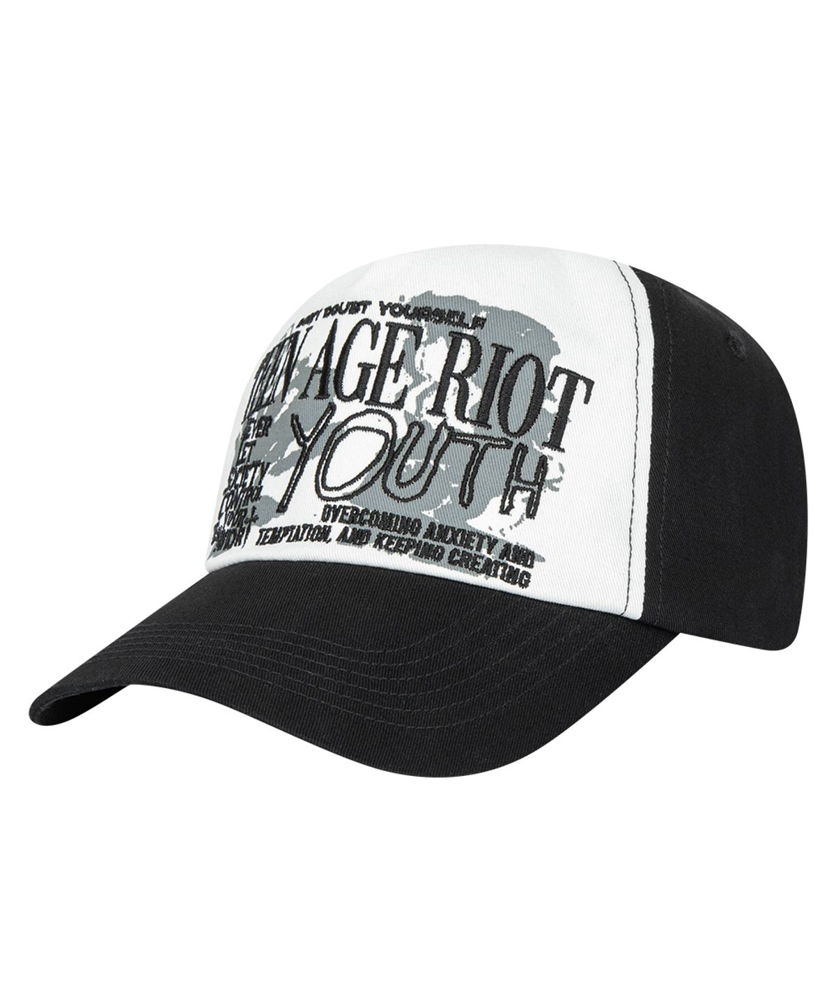 마하그리드(MAHAGRID) YOUTH TWO TONE BALL CAP BLACK(MG2ESMAB41A)