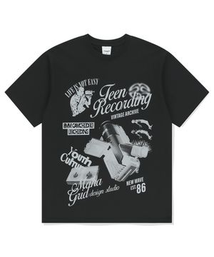 RECORDING TEE BLACK(MG2EMMT539A)