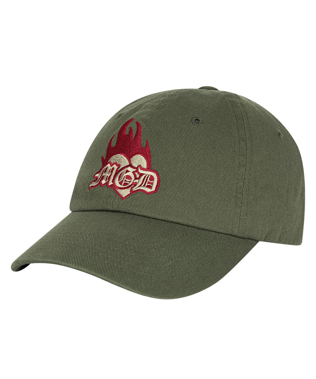 마하그리드(MAHAGRID) BURNING HEART CAP OLIVE(MG2ESMAB40A)